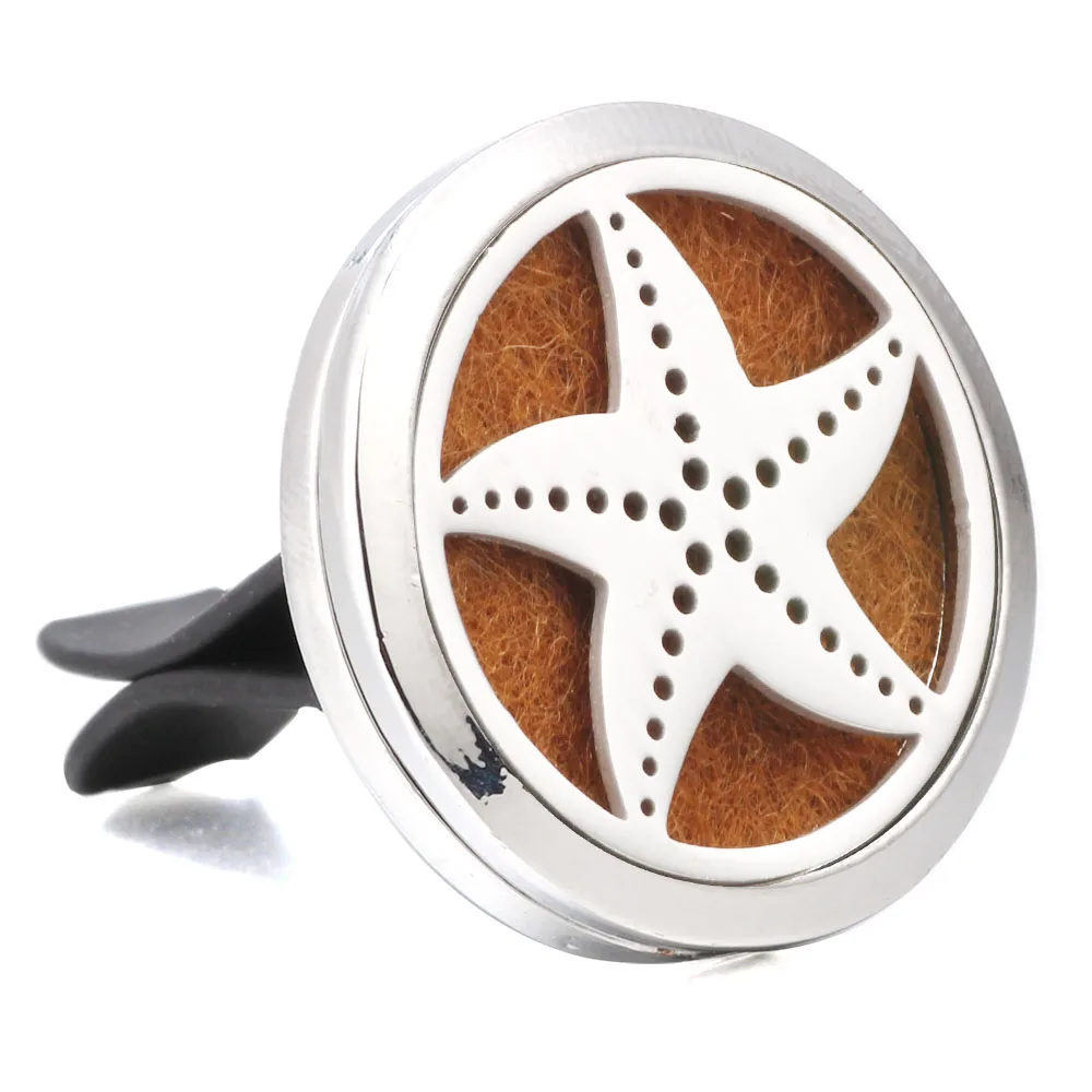 New Car Perfume Jewelry Diffuser Stainless Steel Air Freshener Essential Oil Locket Random Send 1pcs Pad | Украшения и аксессуары