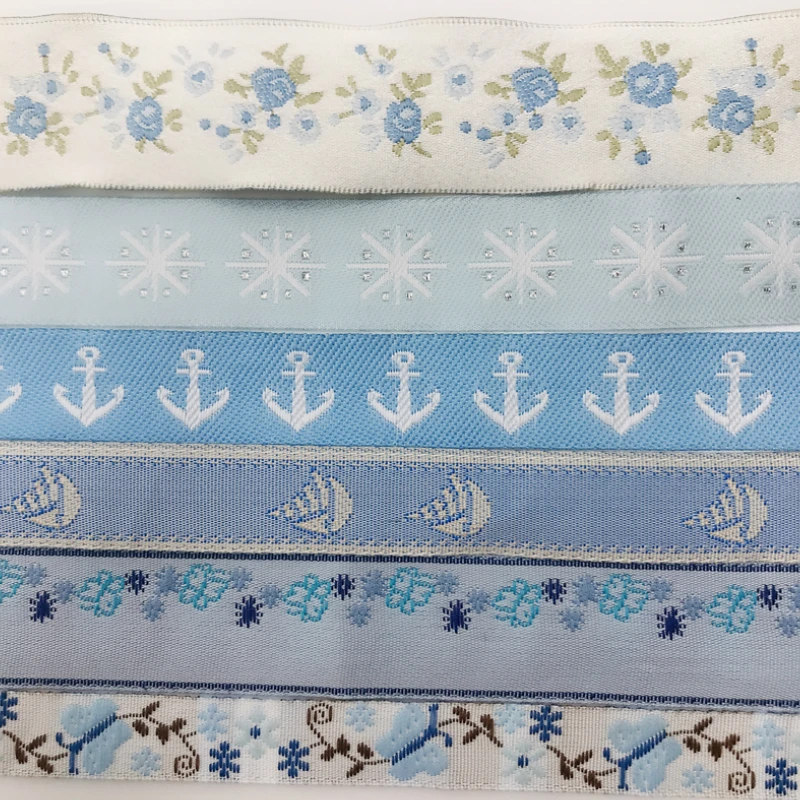 5yards/lot Ribbon lace classical bilateral beautiful trim costume for crafts india jacquard ribbon fabric tape | Дом и сад