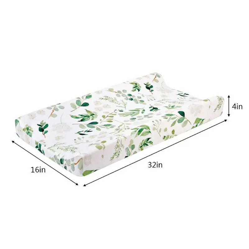 

Baby Changing Pad Cover Floral Print Fitted Crib Sheet Infant or Toddler Bed Nursery Unisex Diaper Change Table Sheet