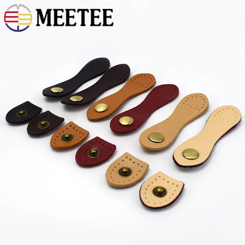 Meetee 5/10 шт. 9*2 5 см Пряжка из натуральной кожи кожа искусственная Лоскутная сумка