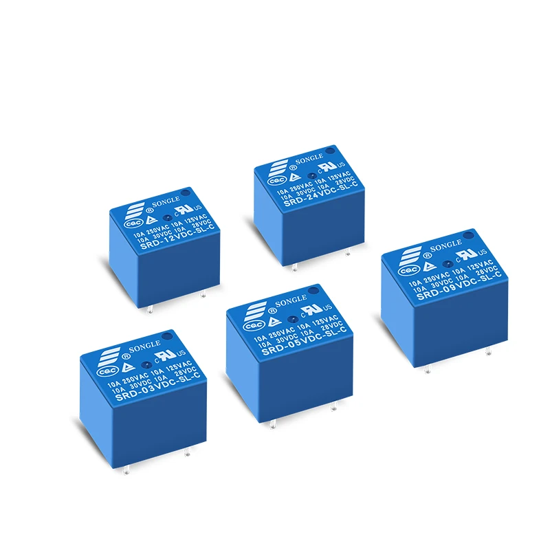 2 шт., реле, Φ 3V 5V 6V 9V 12V 24V 48V 10A 250VA 4/5pin