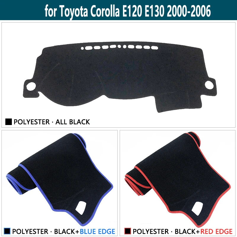 Коврик для приборной панели Toyota Corolla E120 E130 2000 2004 2005 2006 чехол Солнцезащитный коврик