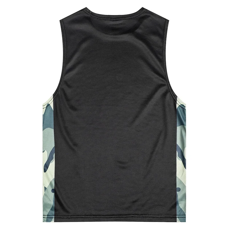 Zrce камуфляж печати бодибилдинга майка для мужчин фитнес бег быстросохнущая