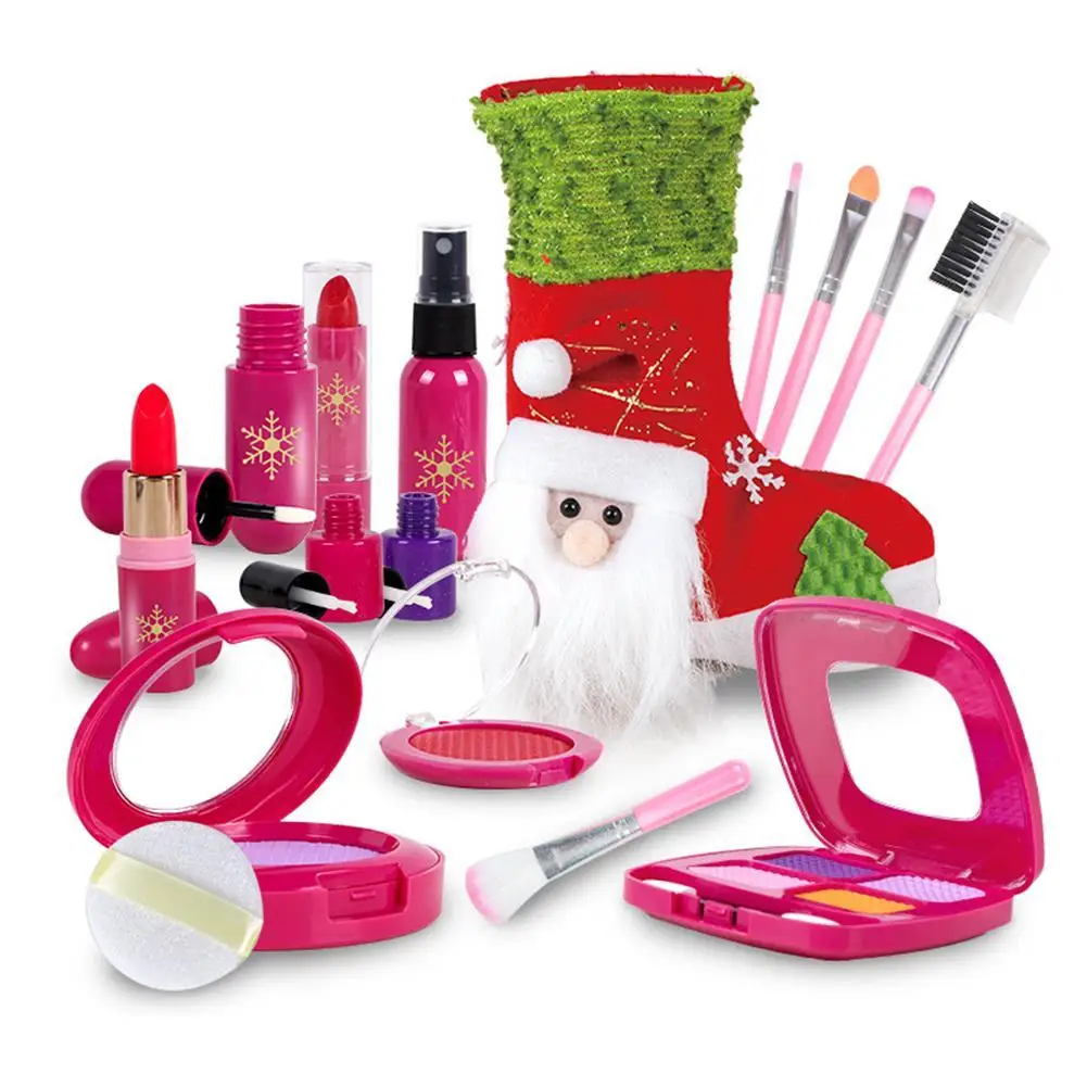 

Girls Simulation Makeup Set Children Kids Princess Dress Up Plastic Toy Interactive Games Girls Dressing Cosmetic Makeup Toys