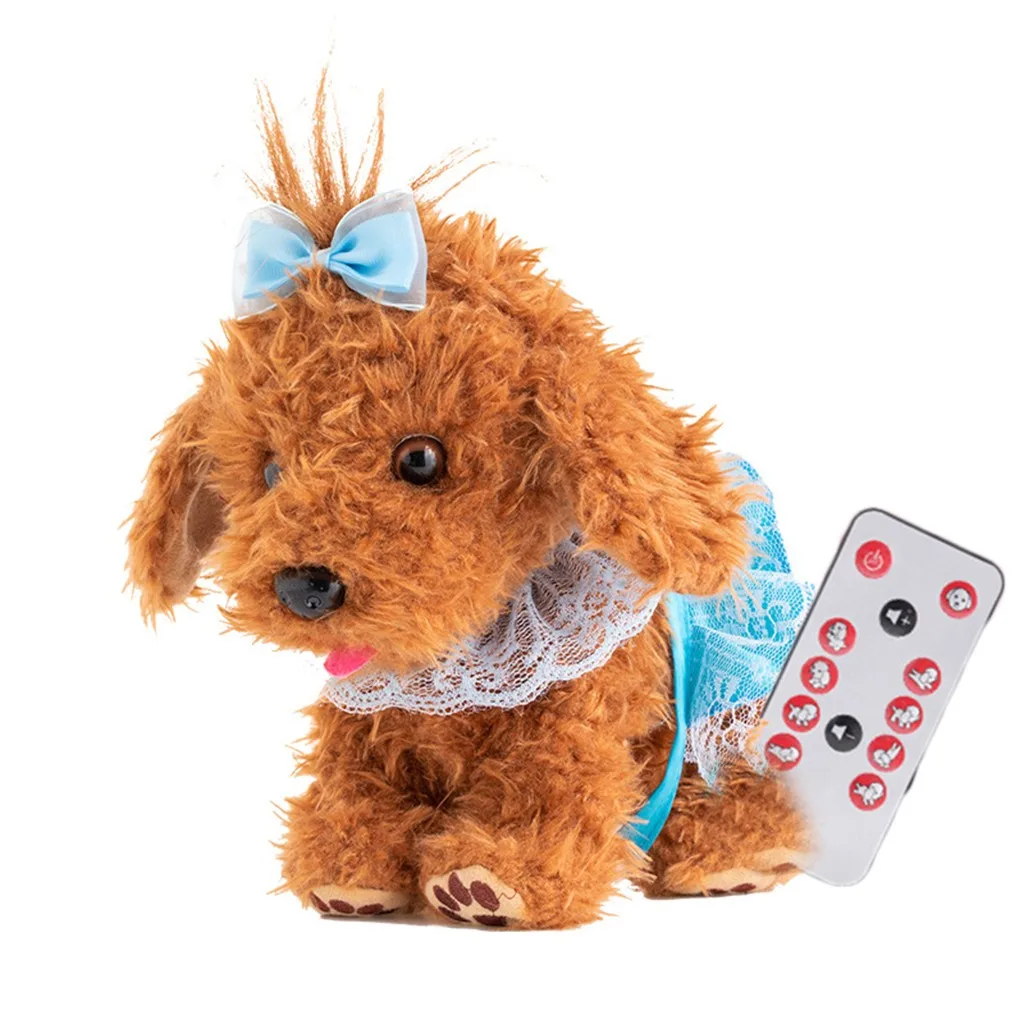 

Realistic Teddy Dog Luckys 30cm Interactive Plush, Electronic Toys Gift Children toy dog peluche interactive Christmas present