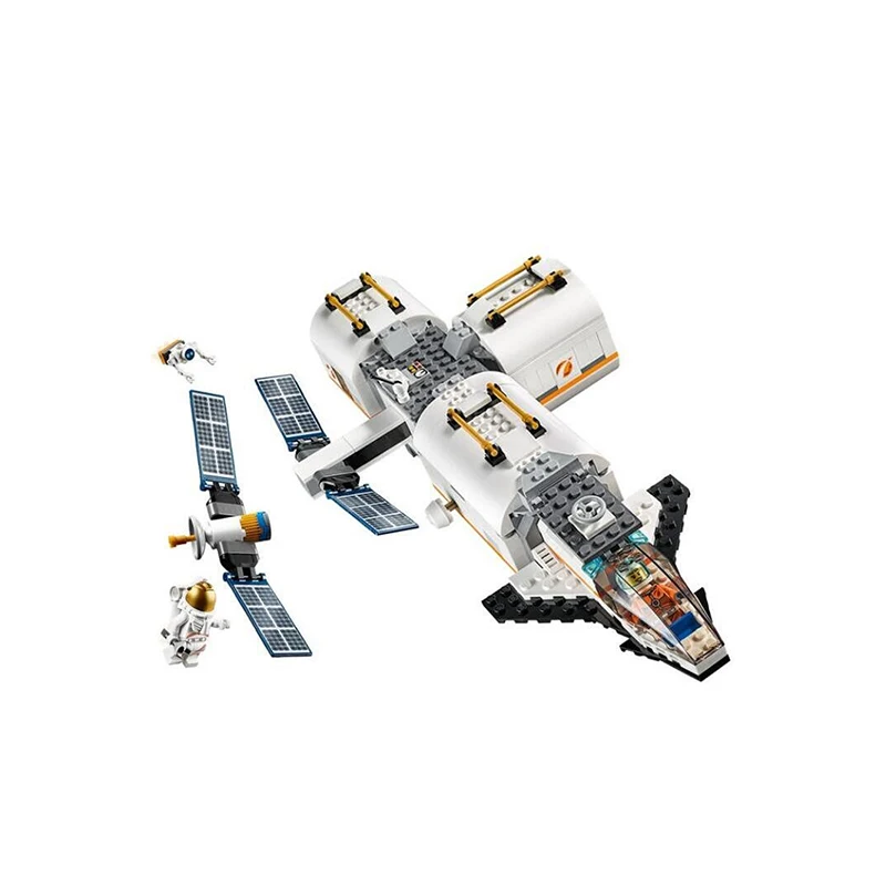 Новинка конструктор Lepining City Space Series модель лунной космической станции 60227 игрушки
