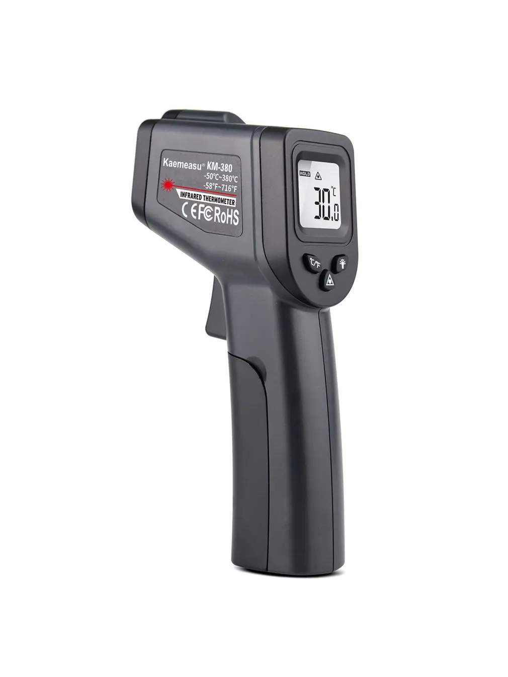 

Цифровой пирометр, инфракрасный термометр-50 ~ 550 градусов, одиночный/двойной лазерный Бесконтактный термометр, пистолет для высоких темпера...