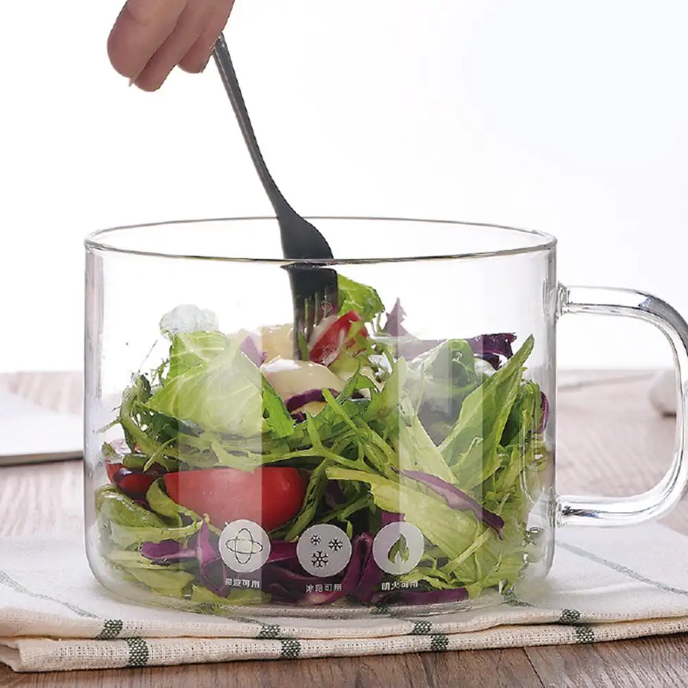 Многофункциональная прозрачная миска для лапши быстрого приготовления