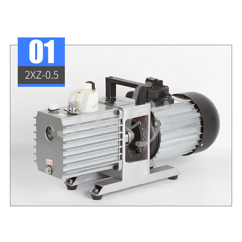 2XZ 0.5 роторный вакуумный насос 0.5L/s маленький лабораторный воздушный промышленный
