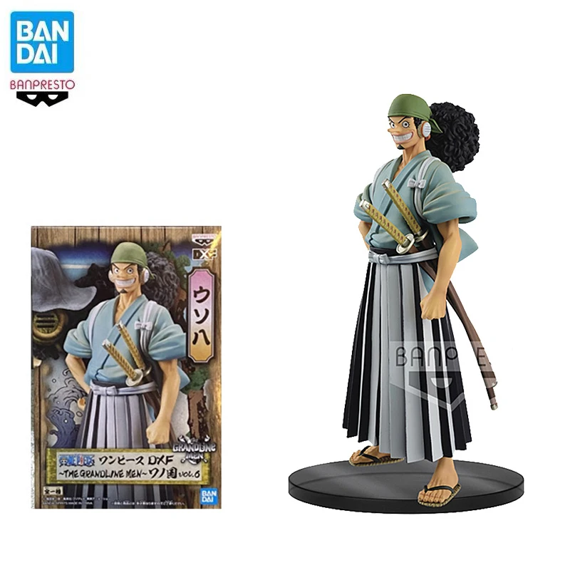 

In Stock 17CM Bandai Original Anime One Piece DXF Wano Country Usopp Pvc Action Figure Collectible Model Speelgoed Voor Kinds