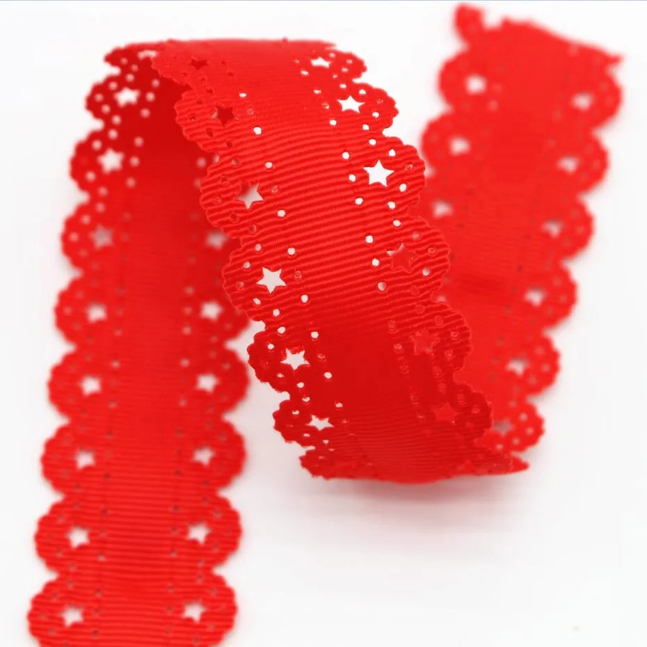 Новинка 30 мм пятиконечная звезда/горошек/кружевная лента 10 ярдов материалы