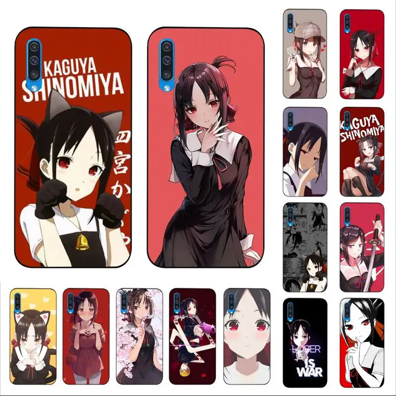 

YNDFCNB Kaguya Sama Love is War Shinomiya Anime Phone Case for Samsung A51 01 50 71 21S 70 10 31 40 30 20E 11 A7 2018
