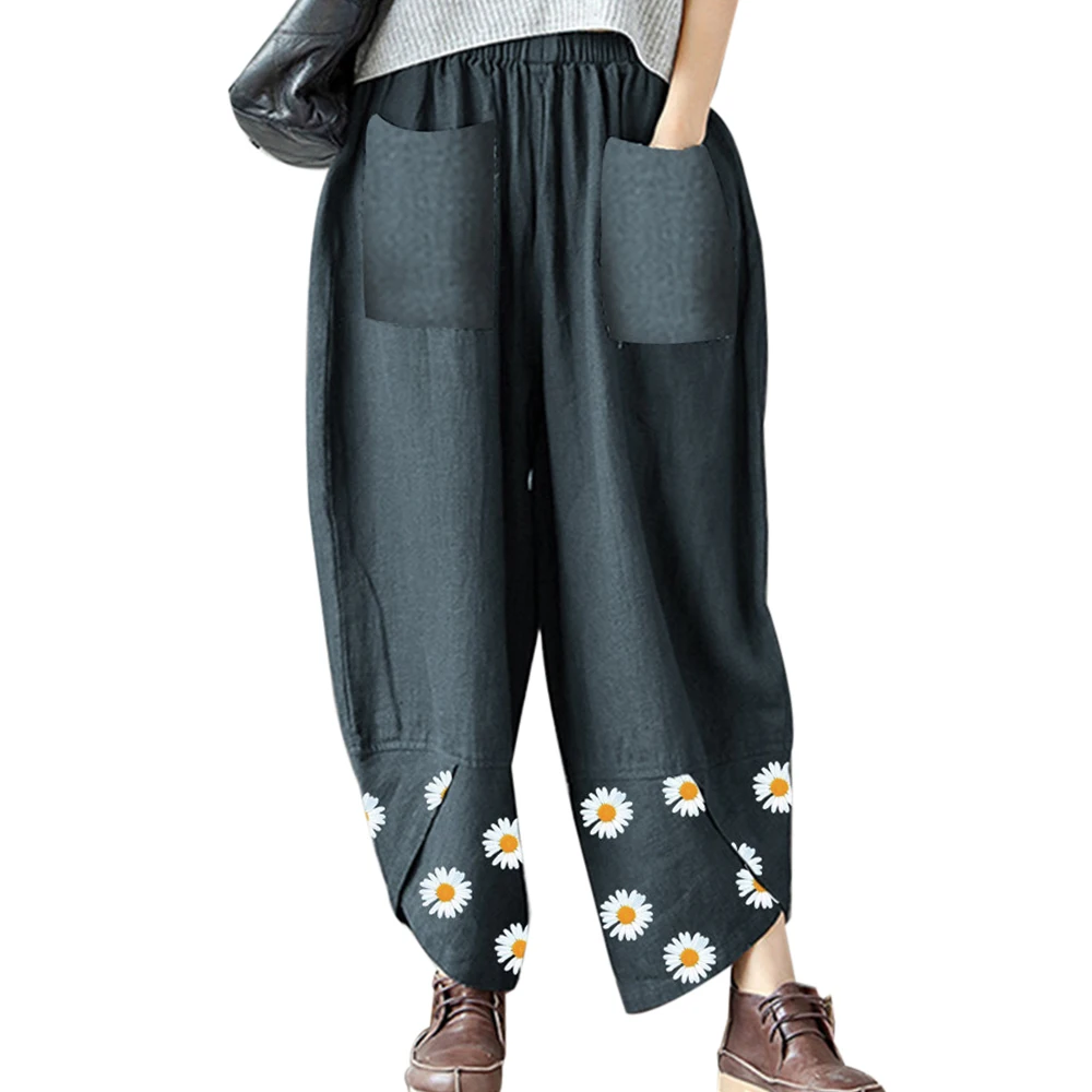 Для женщин Повседневное брюки женские Женская одежда длинные штаны с эластичной