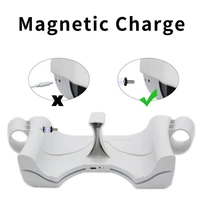 for oculus quest 2 vr headset magnetic fast charging dock holder quick charging station stand set for oculus quest 2vr accessory