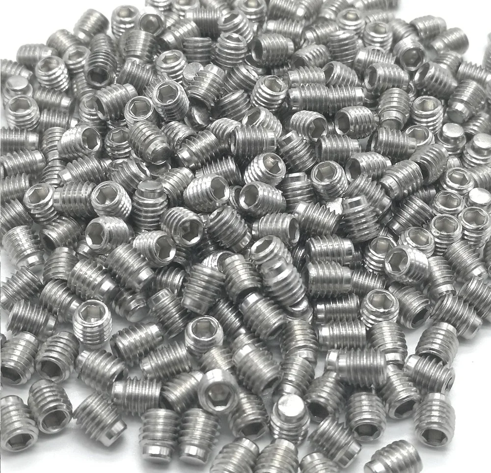 50P M2.5 M3 M4 M5M6 DIN915 304 Нержавеющая сталь Черный класс 12 9 Шестигранная розетка набор