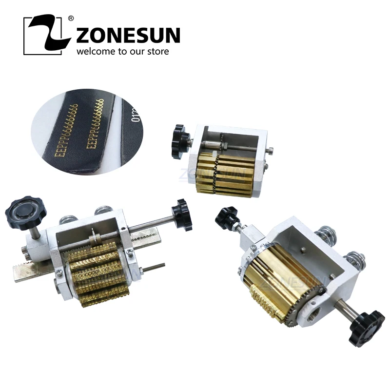 ZONESUN ZY-RM2-DP пневматический набор кодов аксессуары для принтера Тепловая лента