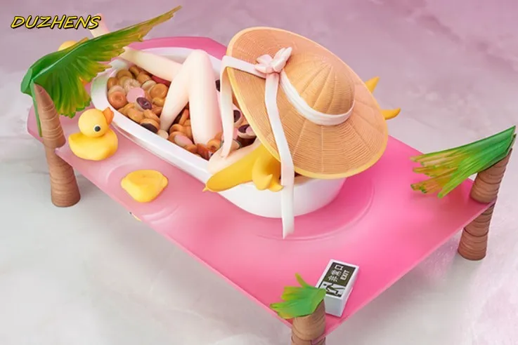 

100% Original genuine Bakemonogatari Oshino Shinobu bathtub Action Figure Anime Figure Model Toys Figure Collection Doll Gift