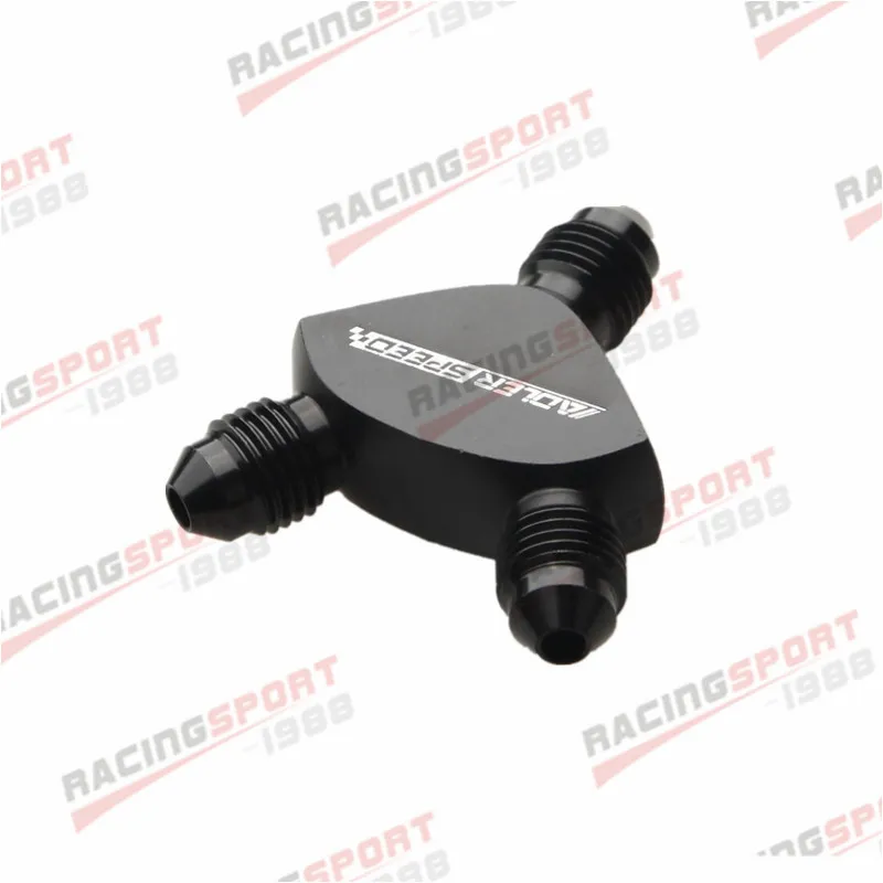 AN 3 X 3AN AN3 Y блок адаптер алюминиевый черный/синий|adapter fitting|an fittingsfitting an |