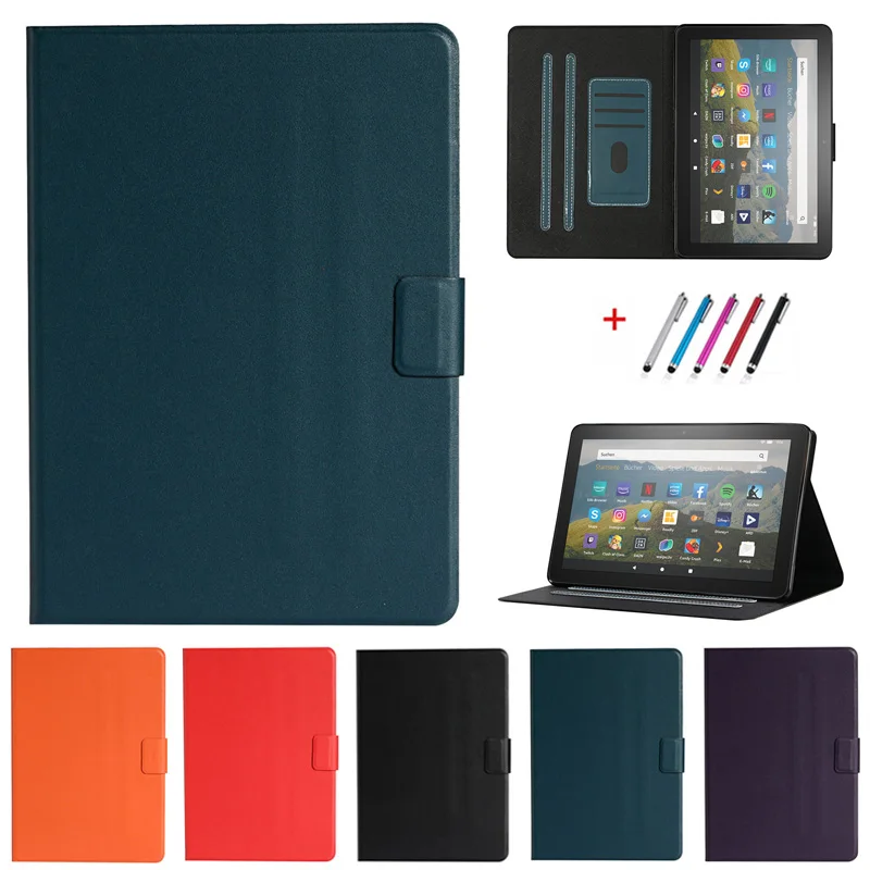 Чехол Fire HD8 с откидной крышкой из искусственной кожи магнитной подставкой для