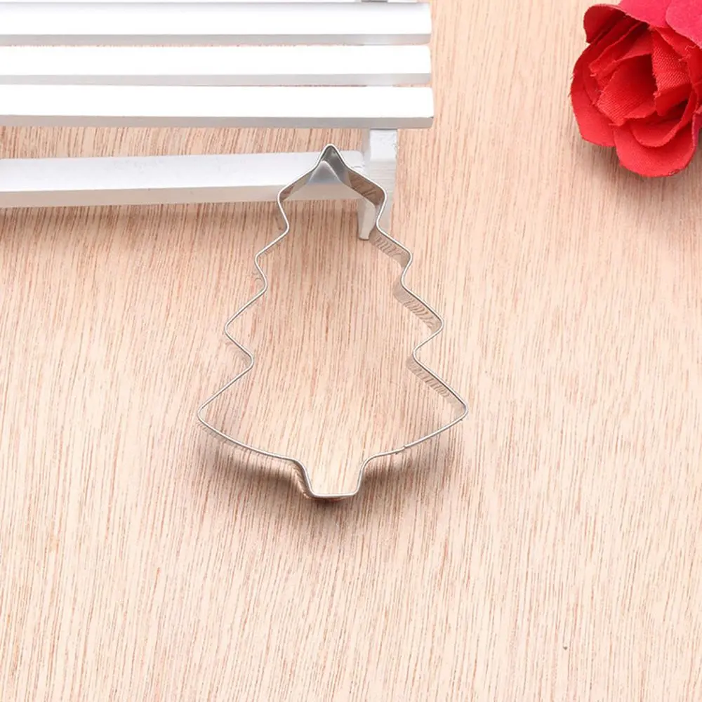 В форме рождественской елки Алюминиевые Формы Buscuit инструменты форма для печенья