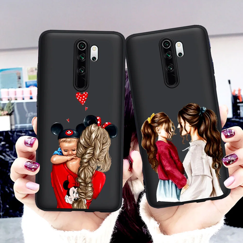 Мягкий чехол из ТПУ для телефона Xiaomi Redmi Note 5 6 pro 7 8 9 Pro Mi 9T K20 с черными и коричневыми