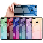 Цветной градиентный чехол для телефона из закаленного стекла для huawei P30 P20 Lite Pro mate 20 10Pro Lite, противоударный защитный чехол