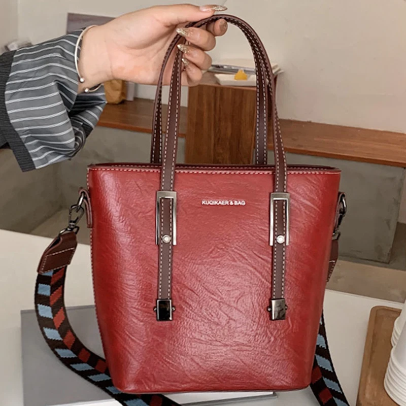 Женская сумка модная однотонная роскошная из искусственной кожи брендовые