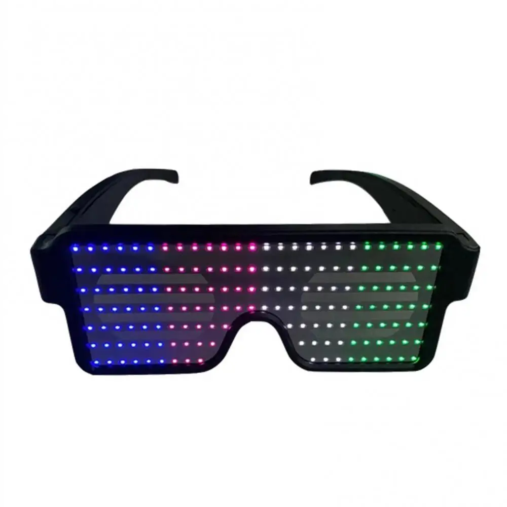 

10 Modes Quick Flash USB Led Party USB charge Luminous Glasses Glow Sunglasses Christmas Concert light Toys Christmas decoration