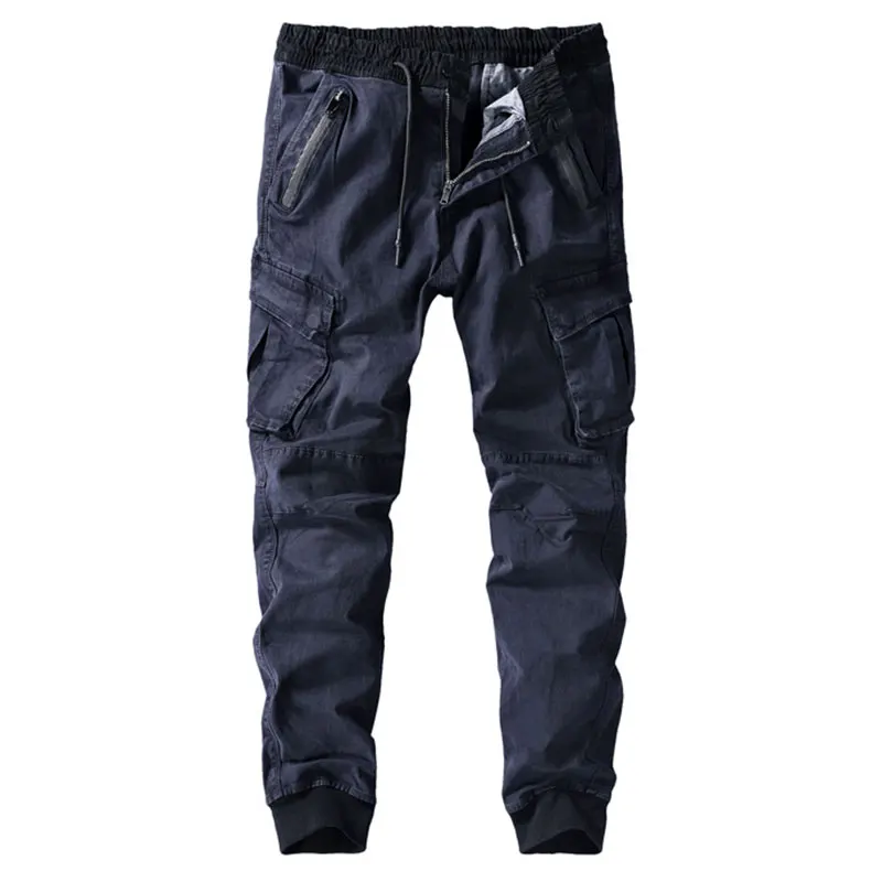 Мужские повседневные армейские джоггеры хлопковые брюки в стиле хип хоп уличная
