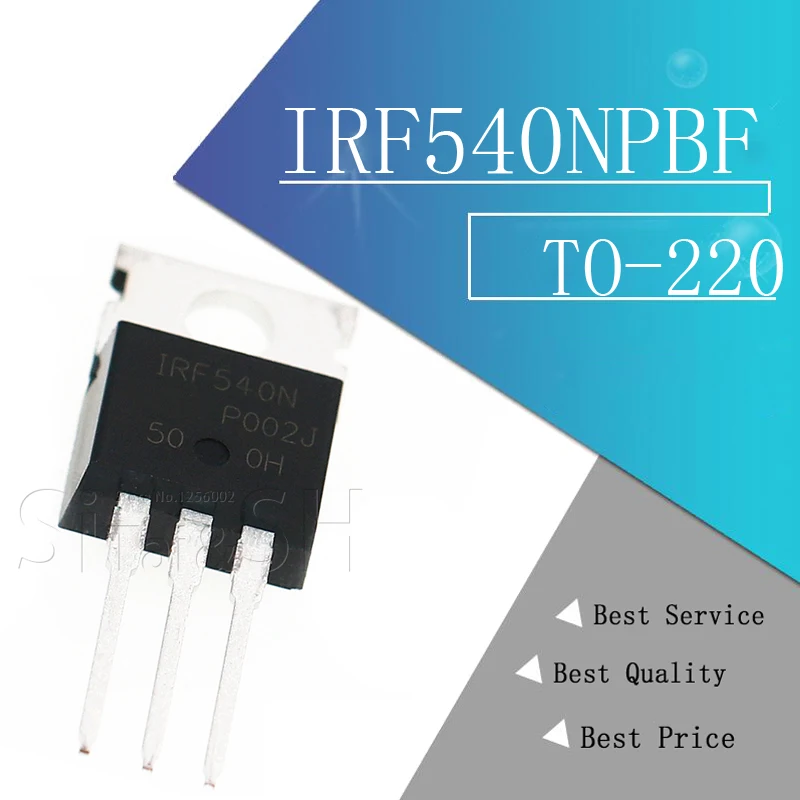 10 шт./лот IRF540NPBF IRF540N IRF540 TO-220 100V 33A MOS транзистор N канал Новый оригинал | Электронные