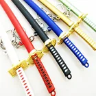 Катана 8 видов стилей Roronoa Zoro брелок в виде меча для женщин мужчин Пряжка держатель для ключей ножны Сабра автомобильные брелки в подарок