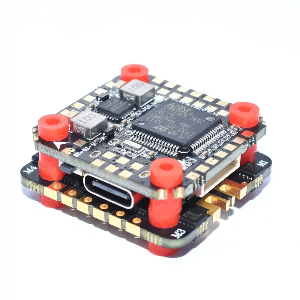 Контроллер полета JHEMCU Betaflight F7-XSD Pro F7 и EM20A 20A / EM40A 40A 2-6S BL_S 4 в 1 20x20 мм бесщеточный ESC