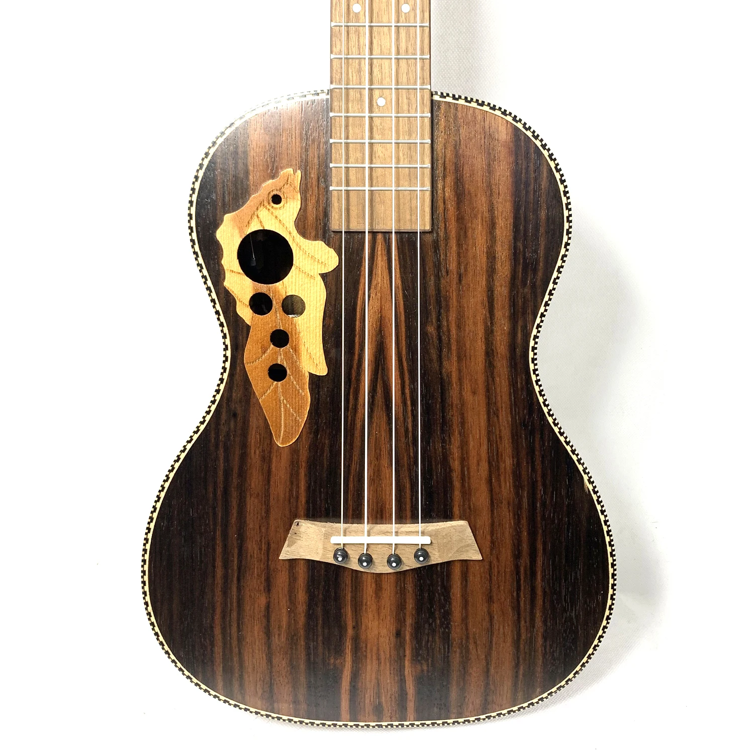30 дюймов все Blackwood Baritone акустическая электрическая укулеле с фермой стержень с эквалайзером с Gig Bag, ремень, нейлоновая струна, Электрический тюнер