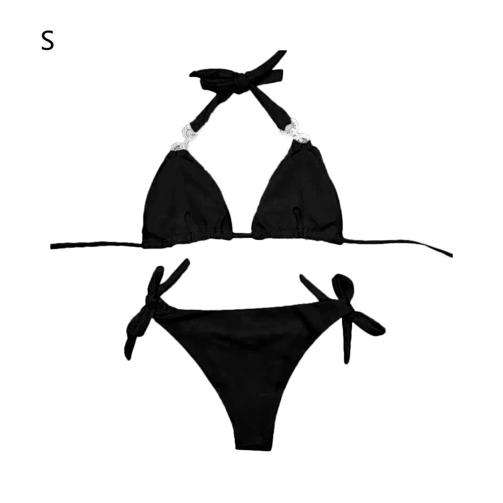 

Two Piece Bikini Set,Sexy Bikinis Women Rhinestone Swimsuit Sexy Brazilian Swimwear Beach Wear Swimming Bathing Suit