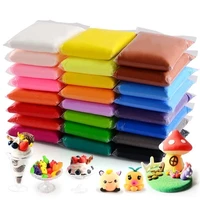 36 colorsset super light soft clay antistress plasticine supplies sand fidget gum polymer clay for kids diy educational toys