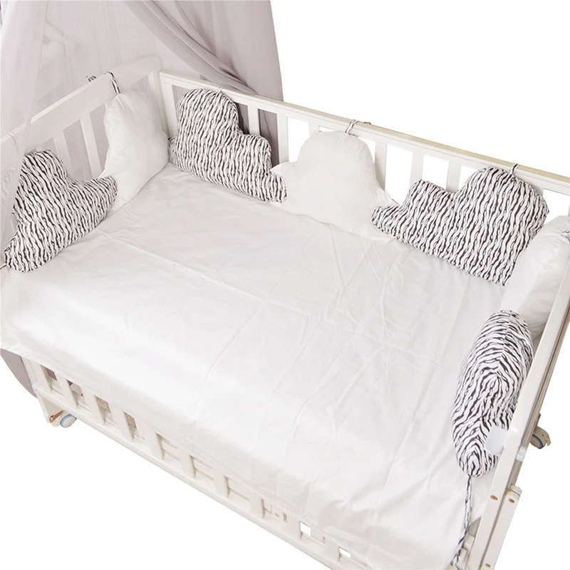 

10pcs Baby Bed Bumper for Newborn Crib Protector Soft Cushion Cot Bed Around Cushion Pad Safe Fence Kids Room Decoration