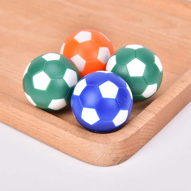 8 шт. Премиум материал смолы мини красочные настольные футбольные мячи запасные