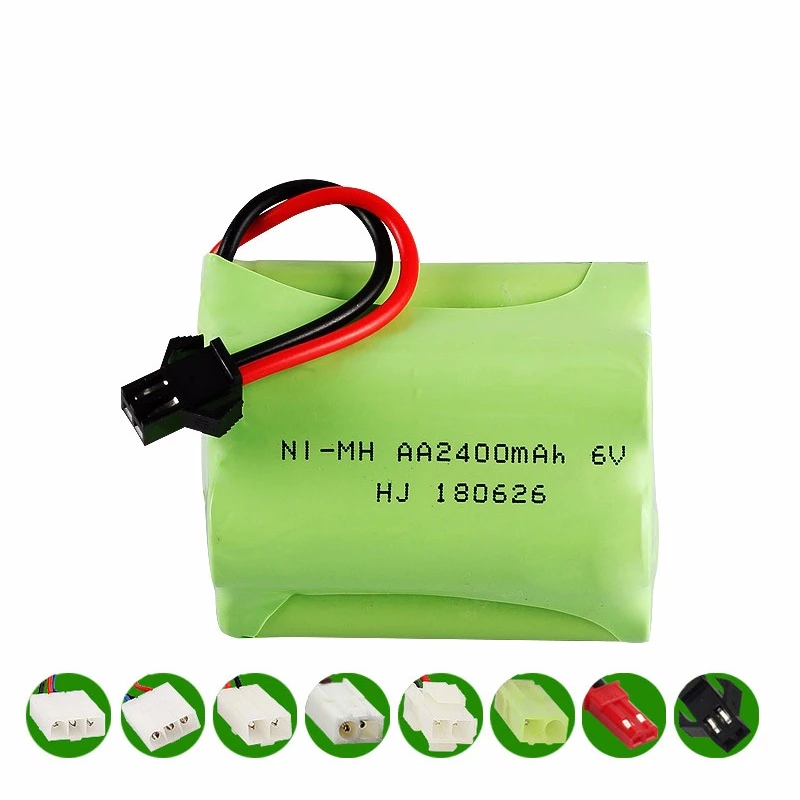 2400mah 6v перезаряжаемые батарея д