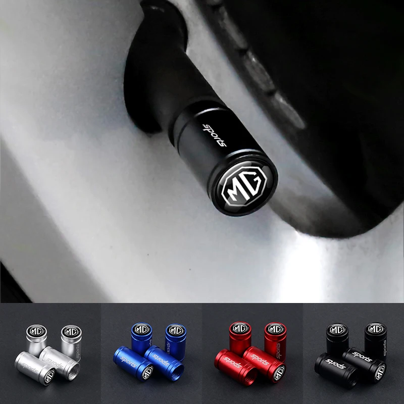 

4pcs Metal Waterproof Car Wheel Tire Valves Tyre Air Caps case For MG ZS ZT GS 350 3 5 6 7 GT TF 3SW MORRIS GARAGES Accessories