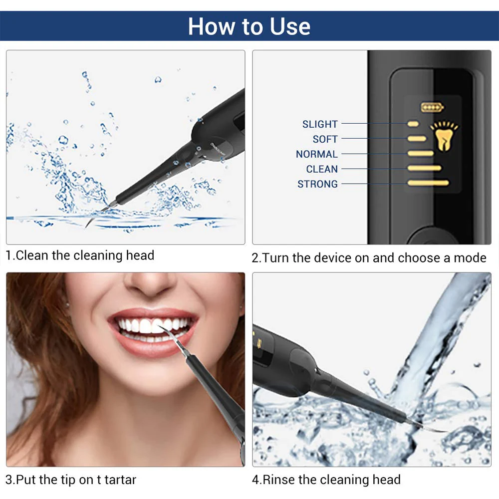 Электрический Sonic зубная щетка для очистки бытовой детали стоматологического