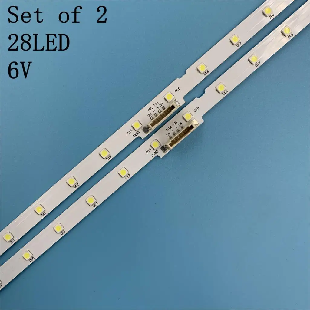 

100% New LED Backlight strip 28 lamp for Sam sung 43"TV UE43NU7440 UE43NU7100U UE43NU7020 AOT_43_NU7100F_2X28_3030C BN44-00947A