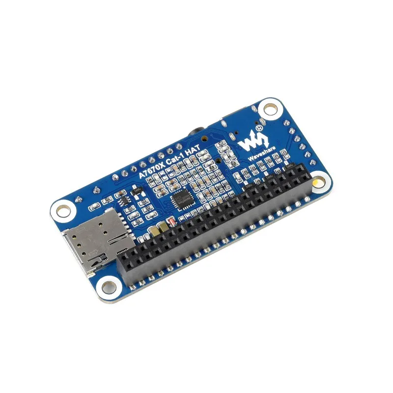 Шапка A7670E LTE Cat-1 для Raspberry Pi Multi Band 2G GSM/GPRS LBS Европы Юго-Восточной Азии Западной