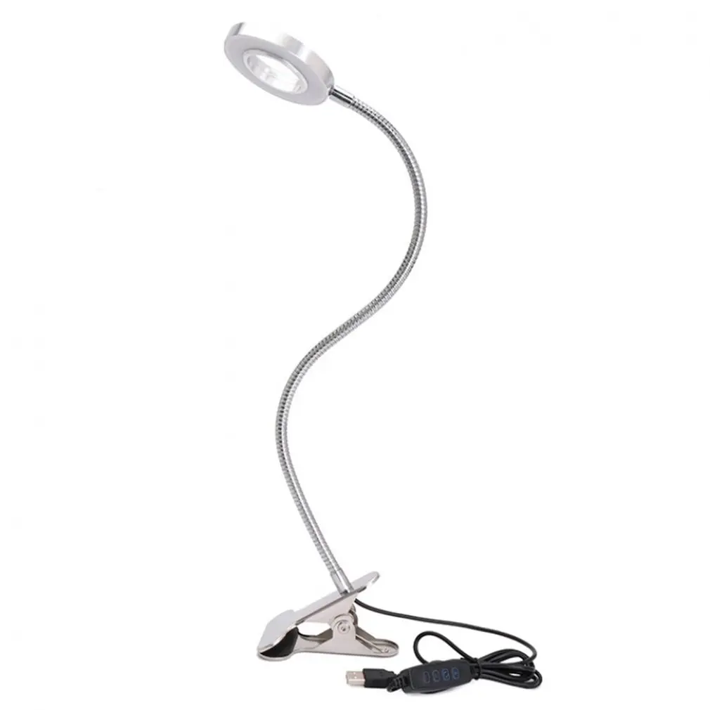 

Nail Clip-on Desk Lamp USB Flexible Bendable Table Lamp Eye Protection LED Two Colors Light Manicure Nails Art Beauty Tools