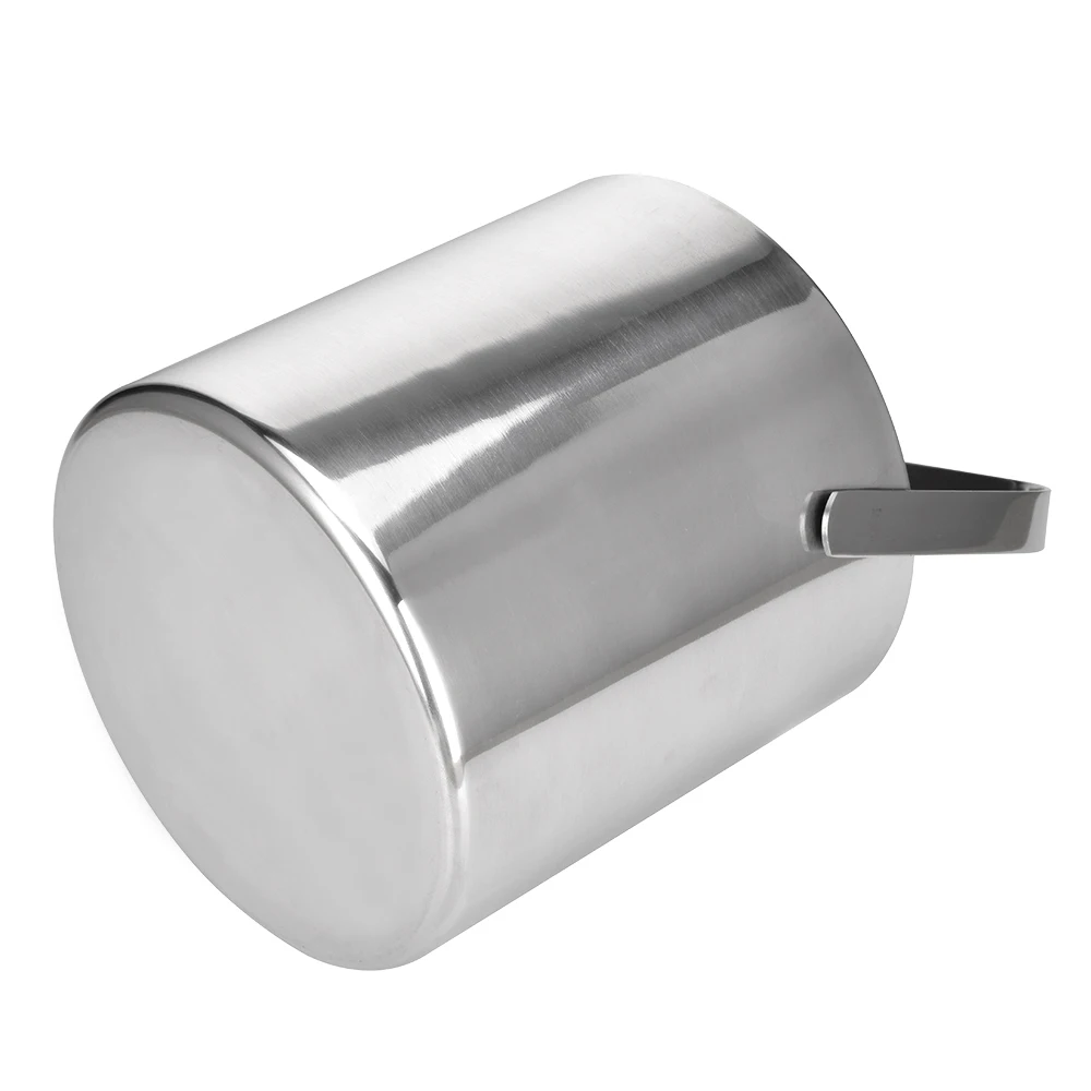 Ведро для льда из нержавеющей стали контейнер 1.3л с щипцами крышка двойными