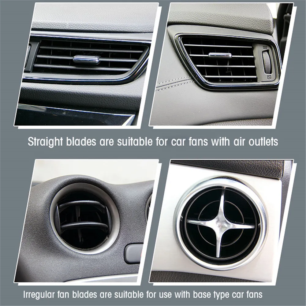 Мощный Автомобильный Usb-вентилятор с 3 положениями поворот на 360 градусов