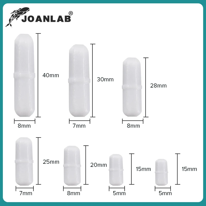 Магнитная мешалка JOANLAB Размер 15 мм 20 25 28 30 35 40 из ПТФЭ стержни для перемешивания 10