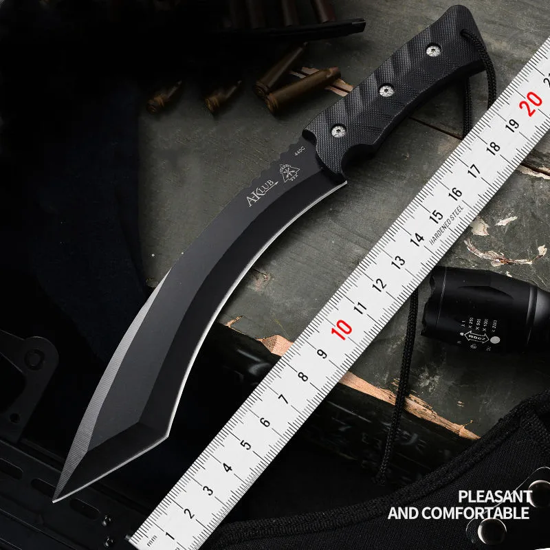 

Outdoor Multi-Functional Swiss Army Knife, Wilderness Survival Hunting, High Hardness Self-Defense and Rescue Tactical Knife