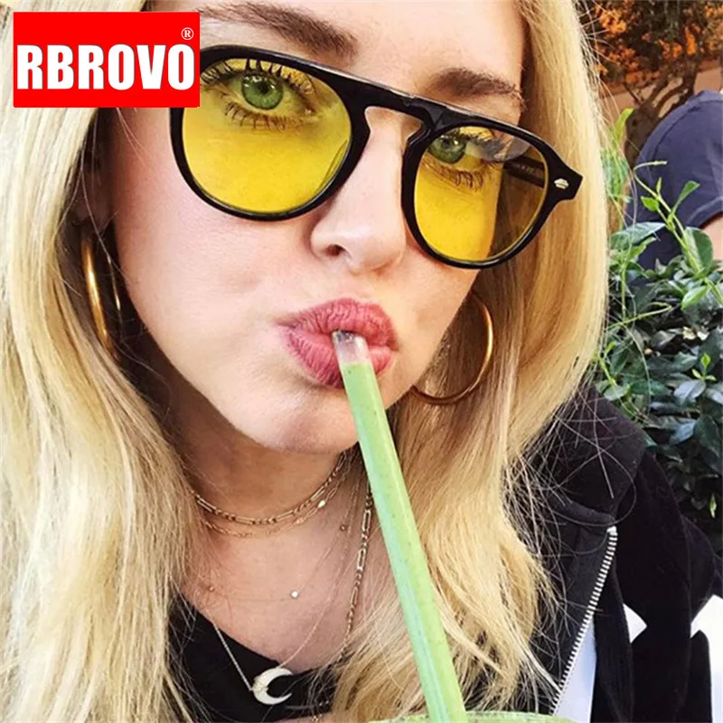 RBROVO 2021 классические женские солнцезащитные очки с океанскими линзами винтажные