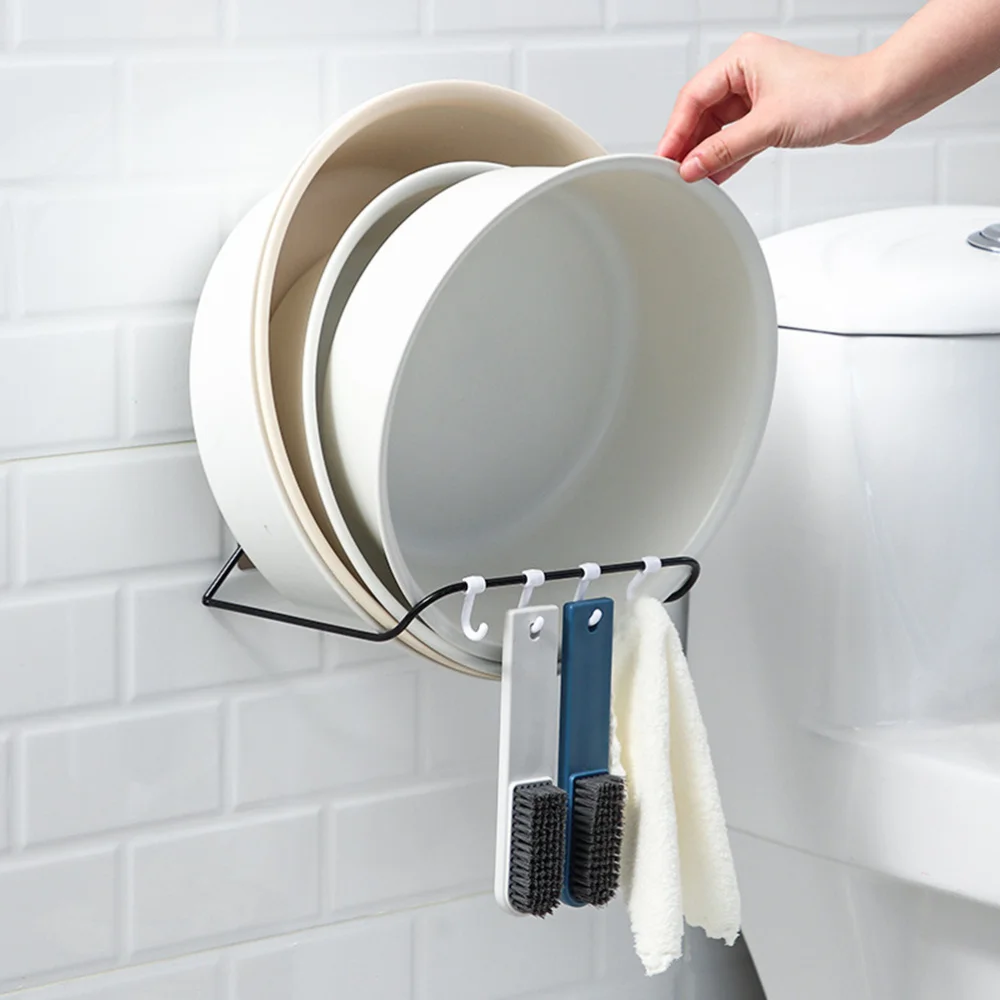 1 шт. простота настенная полка для мисок Многофункциональный подвесной стеллаж