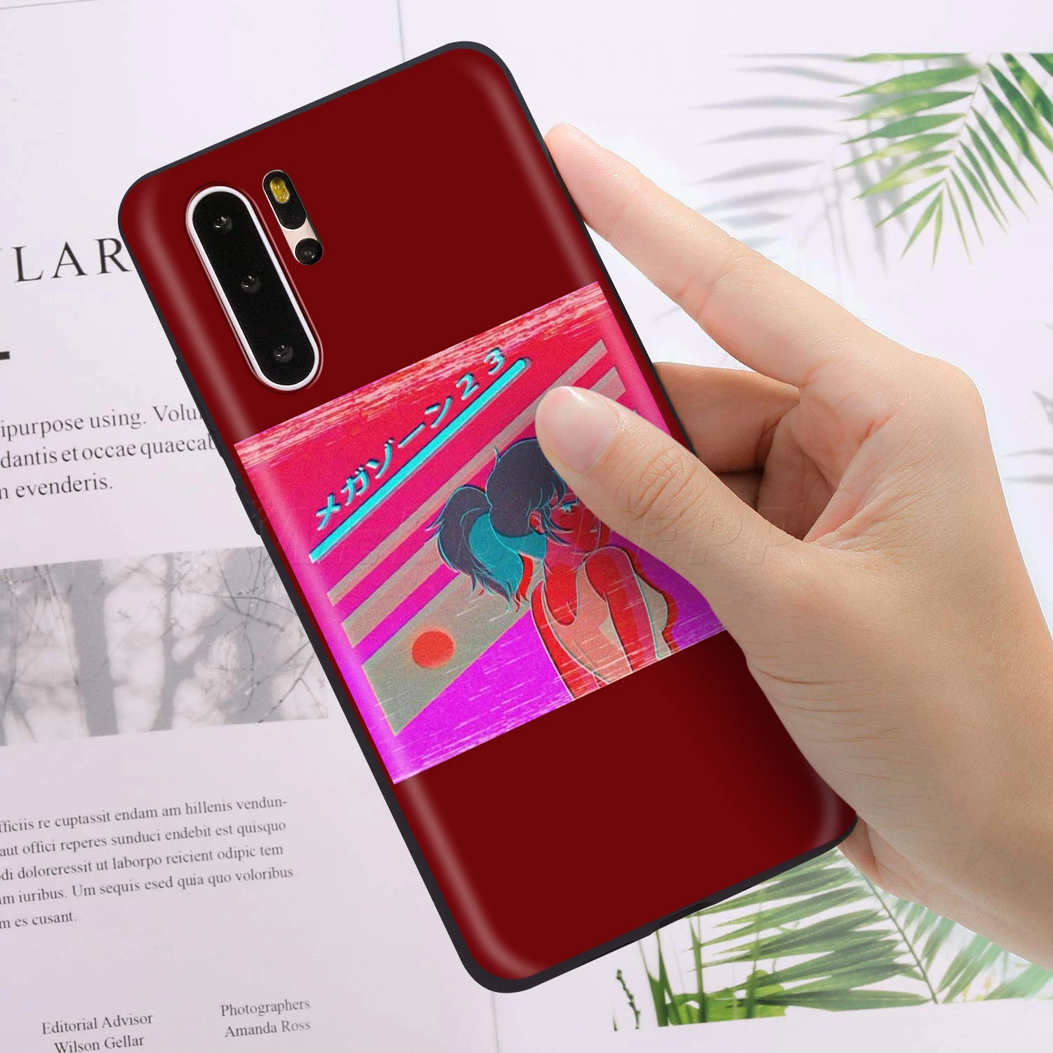 Webbedepp Sad аниме Vaporwave эстетическое чехол для Huawei P8 P9 P10 P20 P30 Lite Pro P Smart Z Mini
